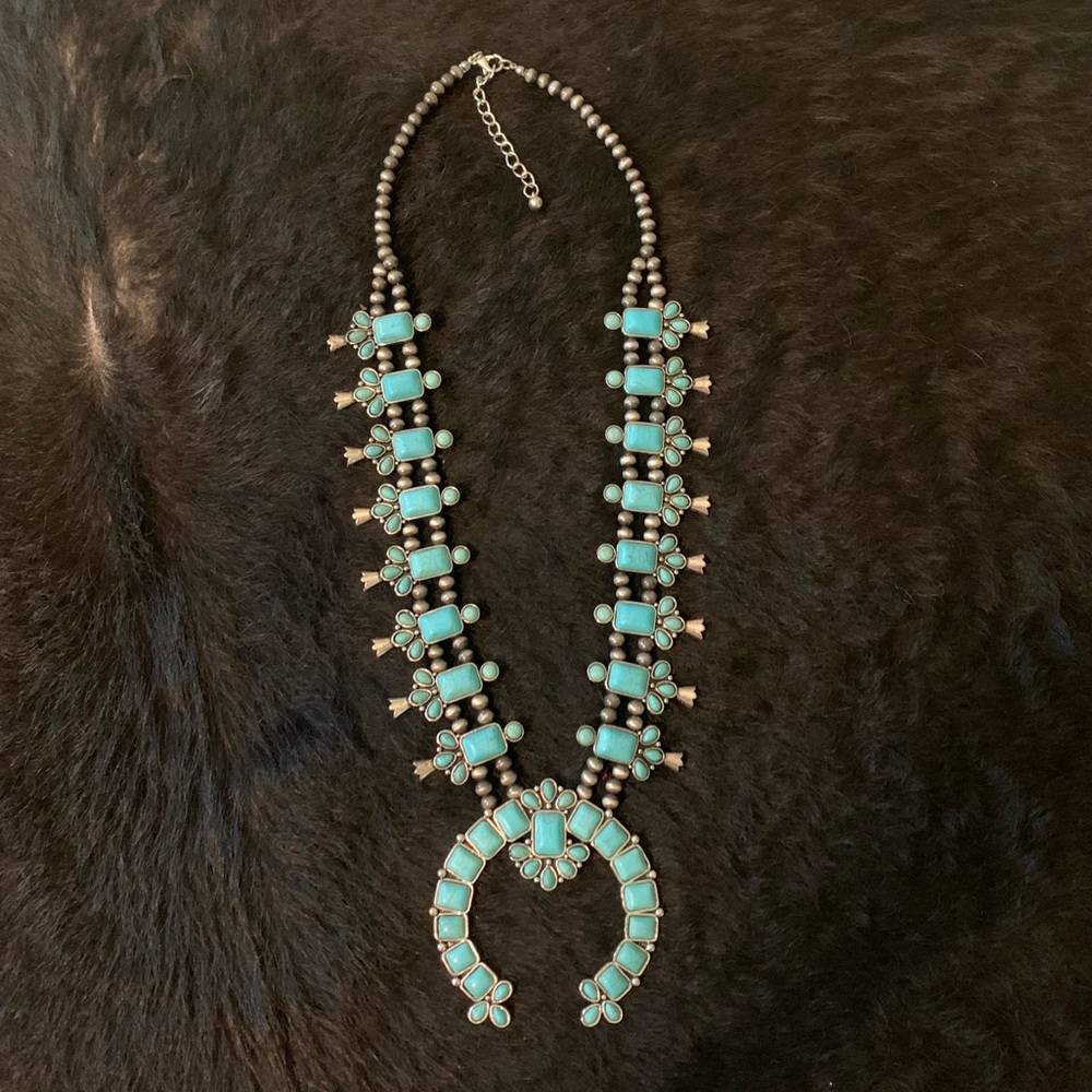 Western Squash Blossom Necklace